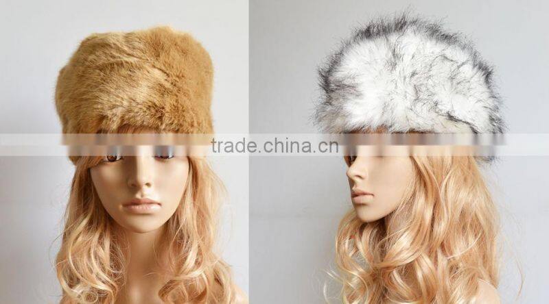 2016 new winter hat Wholesale Women Lei feng cap Russia faux fur hat