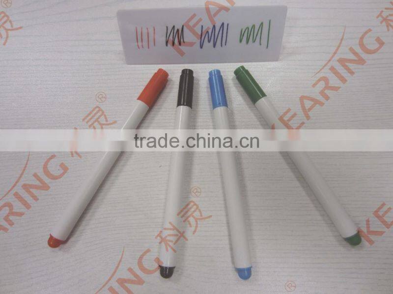 Kearing brand colorful temporary marking wet erasable pen used for nonporous surface