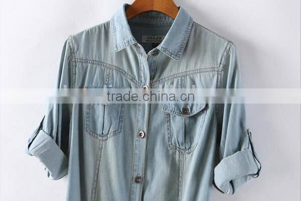 HD-D270 Wholesale elegant fashion demin women dress/ladies casual dress