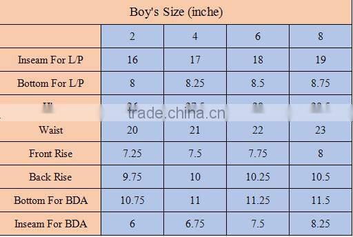 2016 Hot Sale Boy Jeans