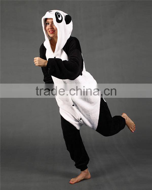 Good quality cosplay cute animal winter adult panda bear costume