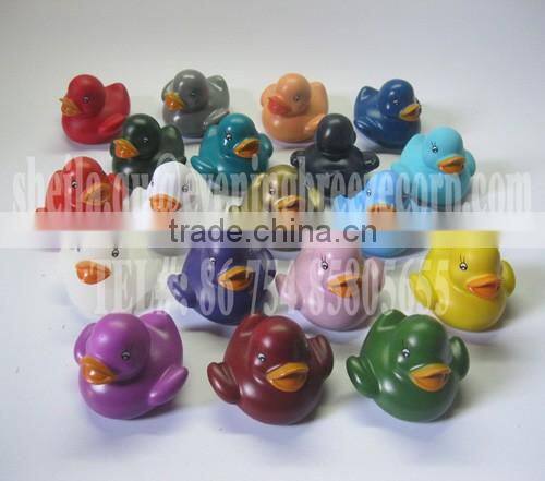 8cm promotional purple plastic duck , floating purple vinyl duck, purple duck bath toy