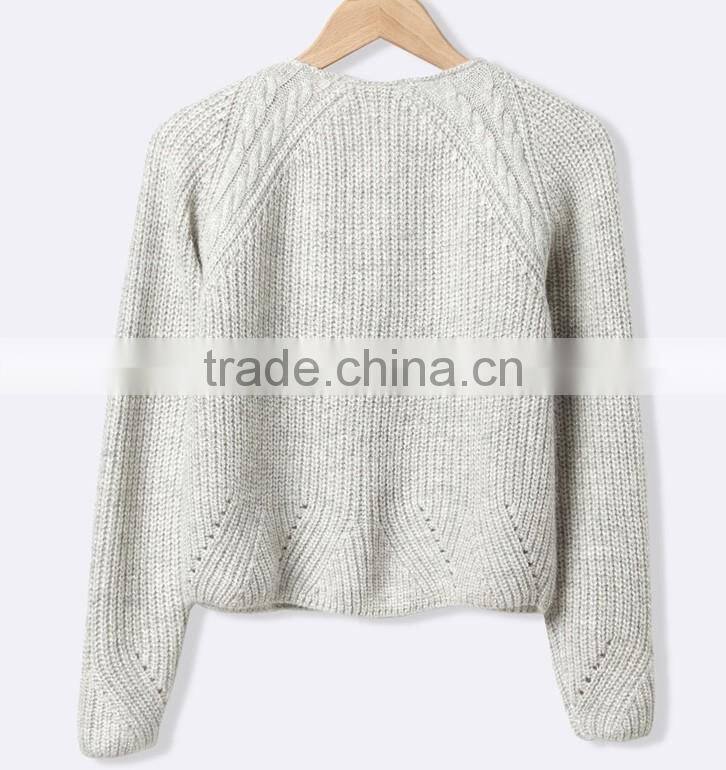 High Quality hand made crochet mesh stylish girls sweater cardigan(BKNB27)