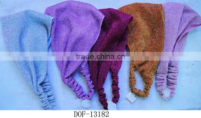 Fashion new Hot jersey designer glitter hot hairband