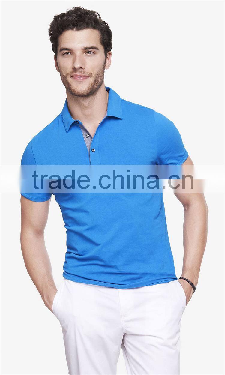 New design mens polo short sleeves polo shirt