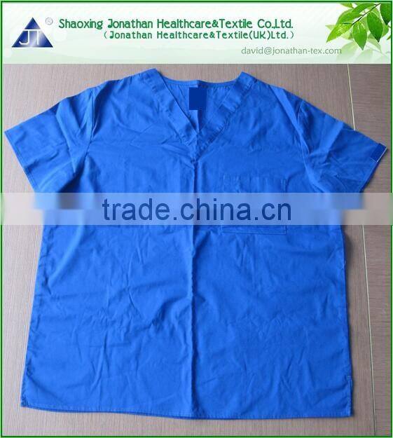 Normal basic V collar scrubs suits medical scrubs uniforms for hospital clinic