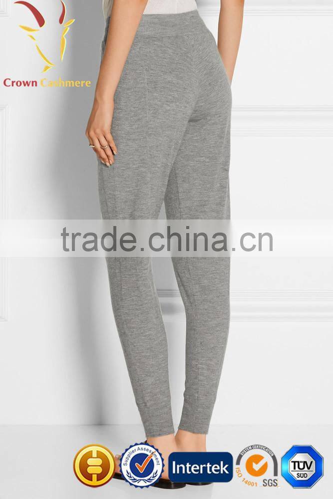 Custom Women Cashmere wool Jogging Trousers Wholesale