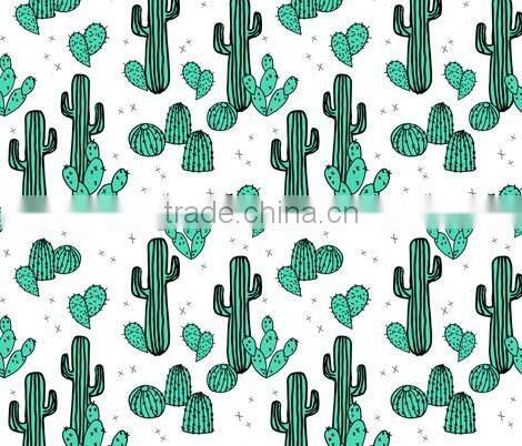 Spring New Arrive Baby Boys Cactus Printed Soft Cotton Romper