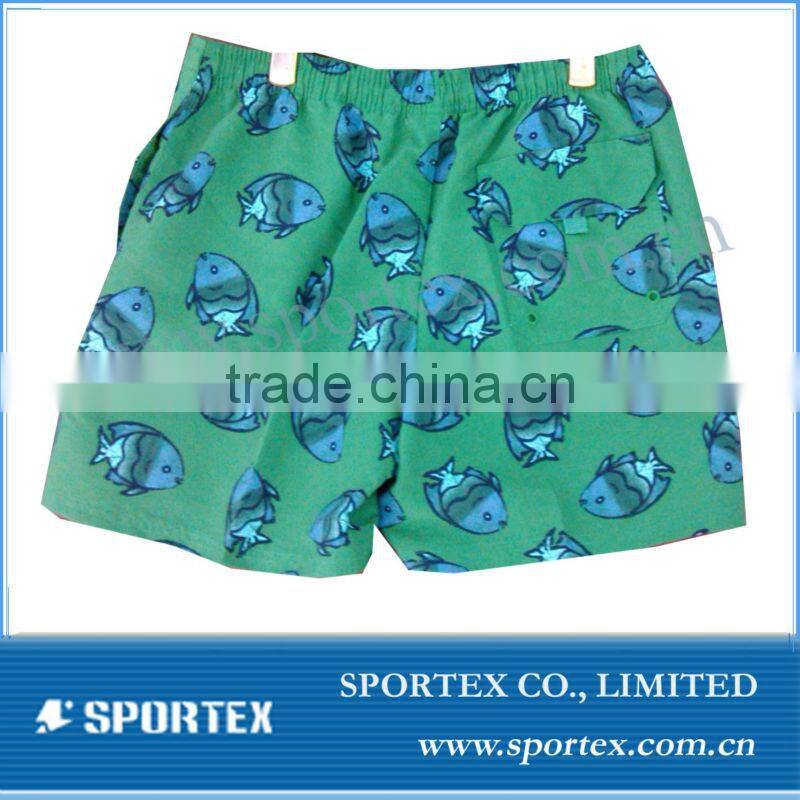 Mens Fashion 100% Polyester Board Shorts
