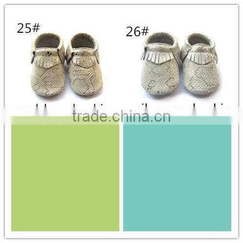 new design pink gold dot suede baby shoes baby moccasins