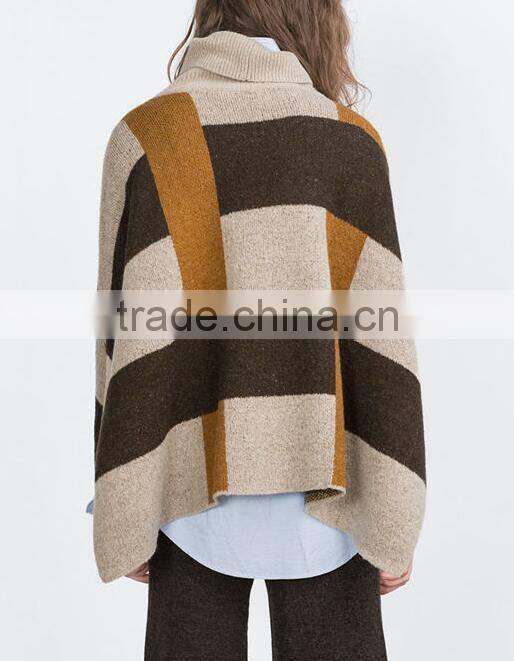 EY0846S New Design 2016 Women Fashion Turtleneck Knit Pullover Sweaters