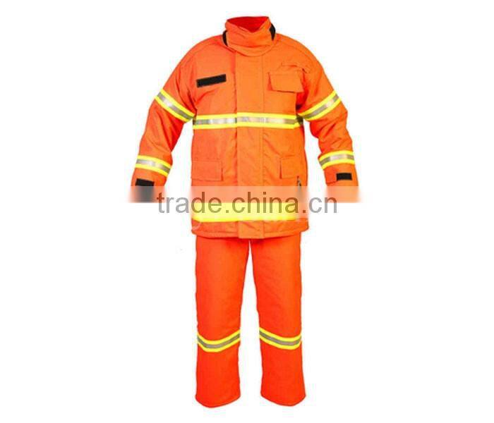 FR Aramid HI VIS TAPED FIREFIGHTER SUIT