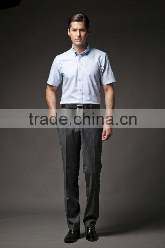 2015 New Fashion Men's Business Shirt 100% cotton
