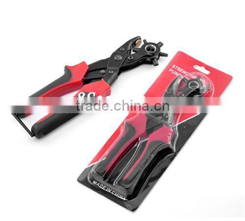Jewelry Tools Red Hand Pliers Leather Belt Hole Punches