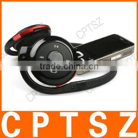 BH-503 Bluetooth Stereo Handsfree Headset - Black + Red