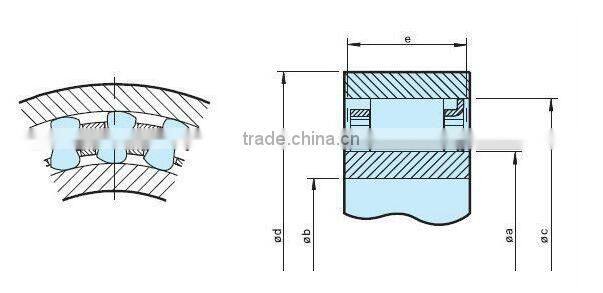 8.33X57.760X74.420mm one way clutch bearing DC5776A