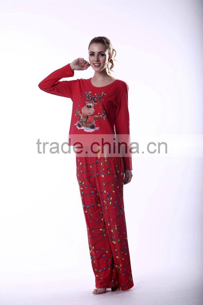 Women 100% cotton spring hot sleep home sleepwear