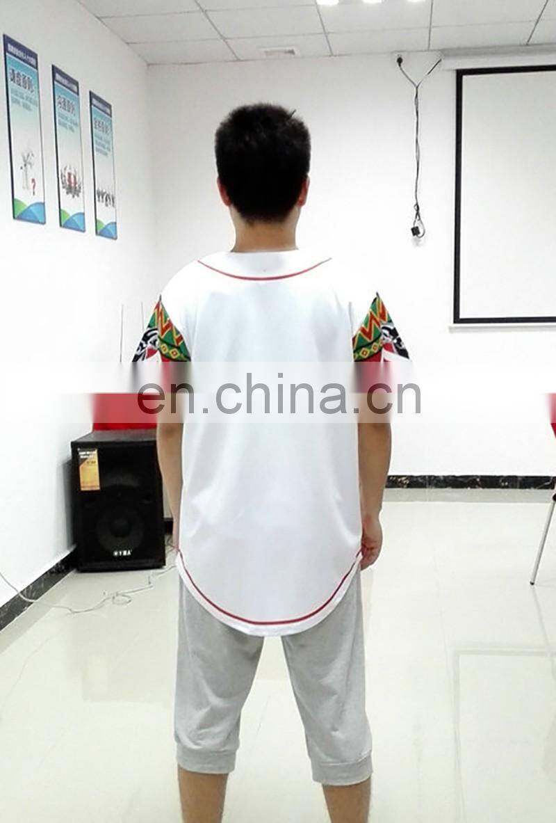 2017 New Design Moisture Wicking Baseball Tees