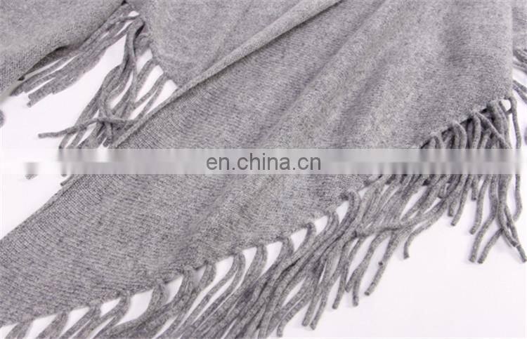 inner moggolia factory directly wholelsale cashmere knitted triangle scarf lady autumn winter warm shawl