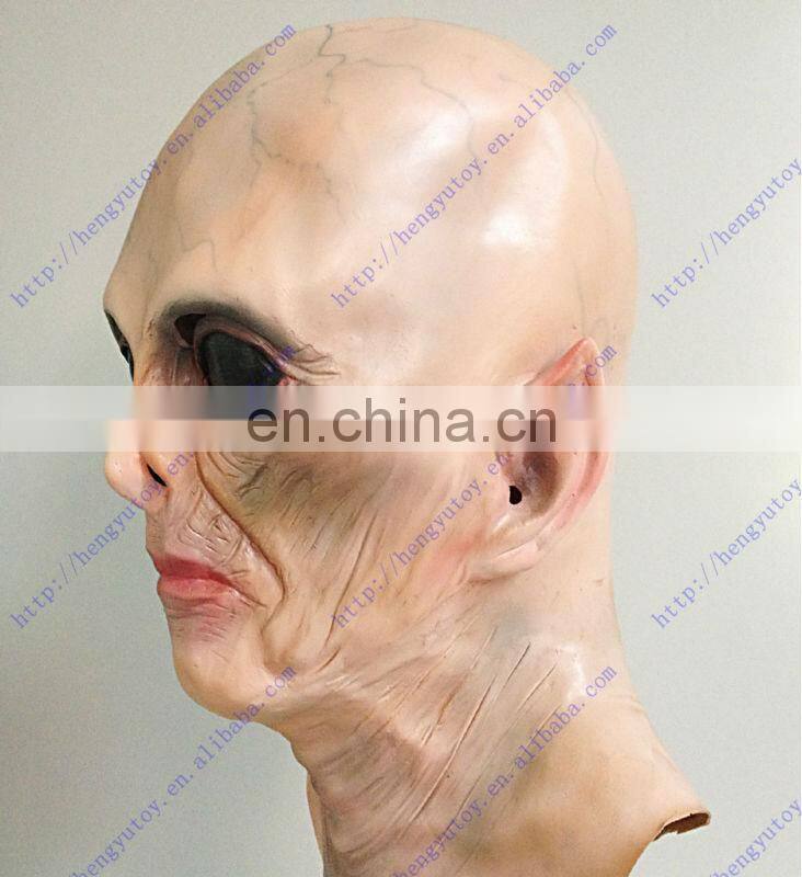 Creepy Alien Mask Latex Rubber Full Head Mask Party Alien Costume