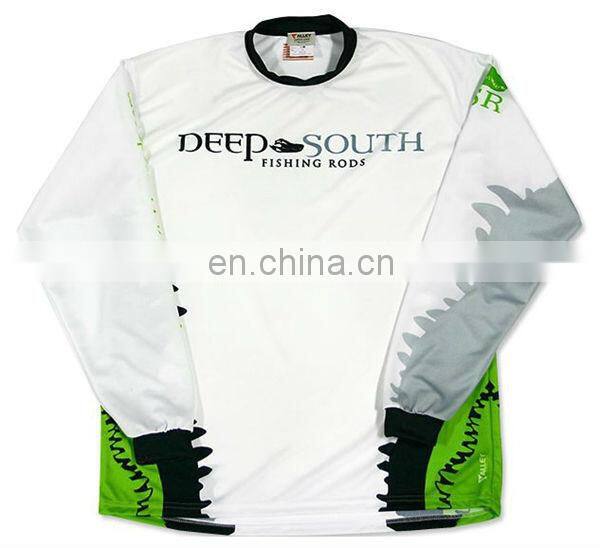 dye sublimation fishing jersey custom sublimation jerseys