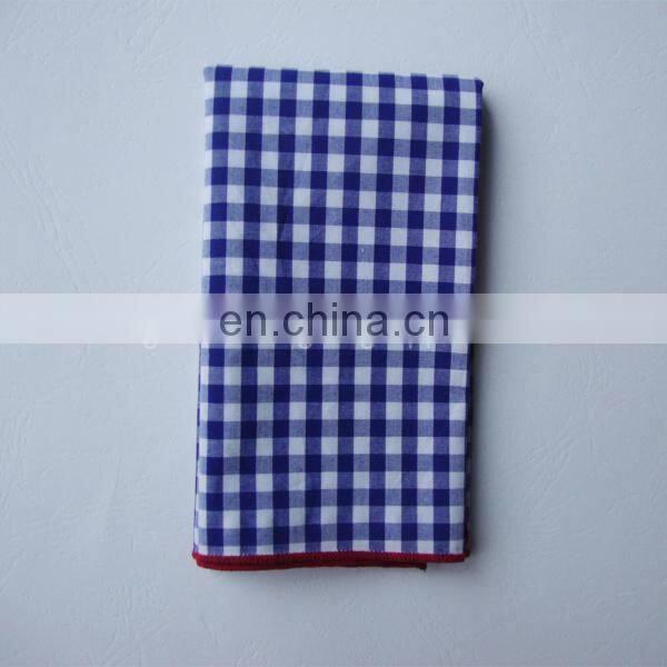 Red Polyester Pocket Square Custom Design