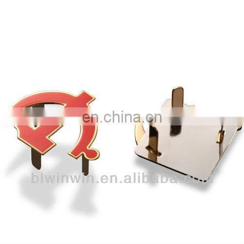 the top selling metal brand logo label with custom logo for firms