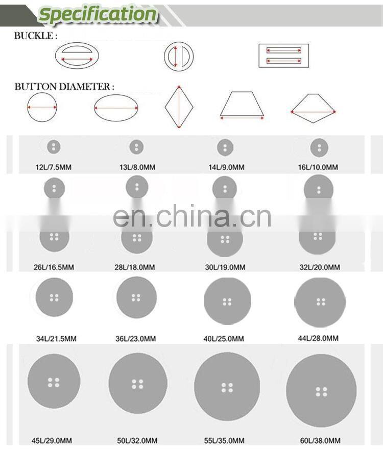 custom clear sewing resin garment plastic buttons on shirts