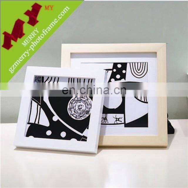 2016 hot product wooden square picture frame wholesale