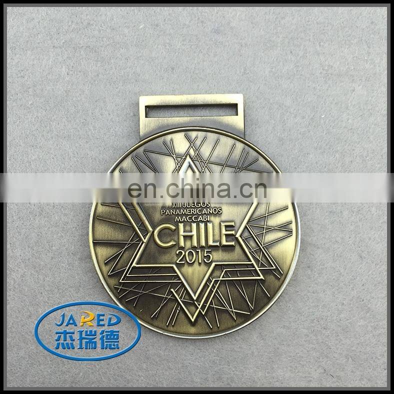 Cheap Zinc Die Cast Medal With Ribbon