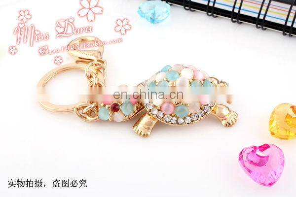 diamond tortoise keychain wholesale crystal keychain CD-KD012