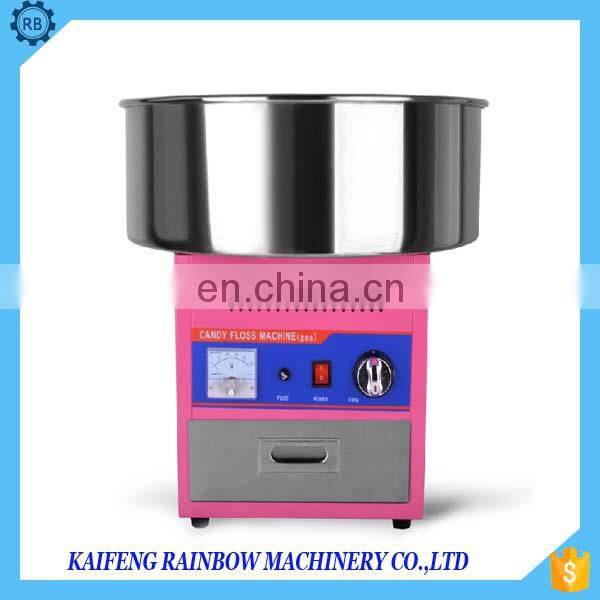 Hot selling Commercial gas cotton candy floss machine with cart