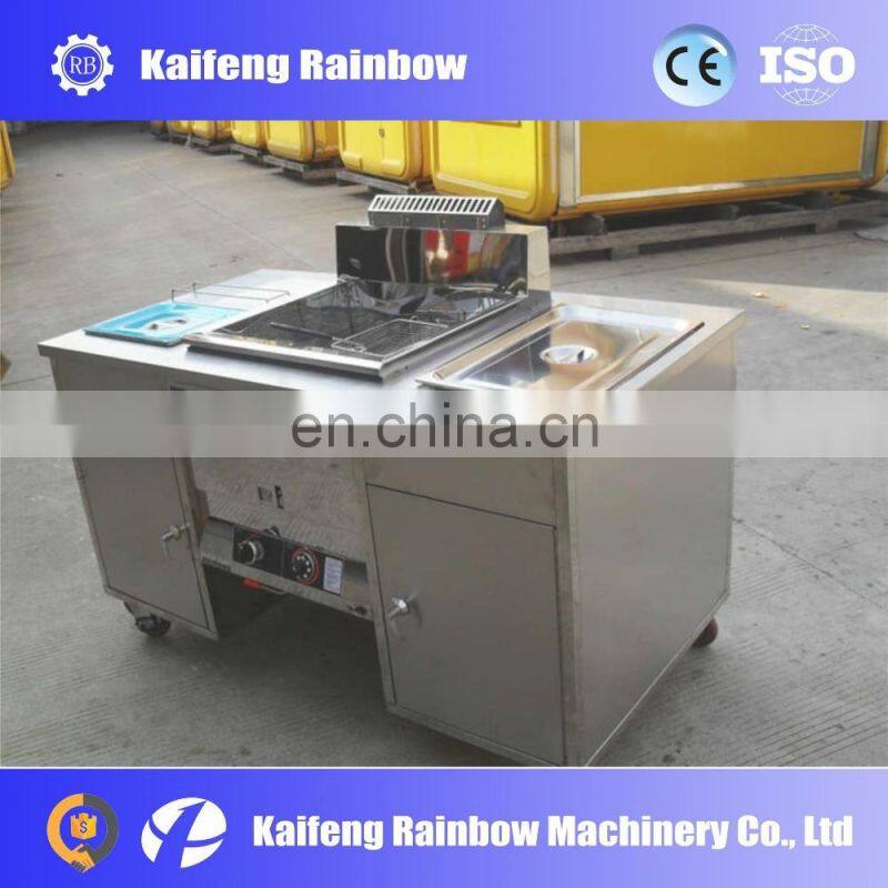 Industrial Made in China 2 tank potato chip frying machine chicken fryer for restaurant