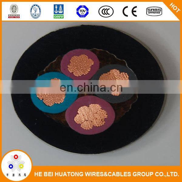 Hot sell flexible copper rubber insulated cable 3 core h07rn-f