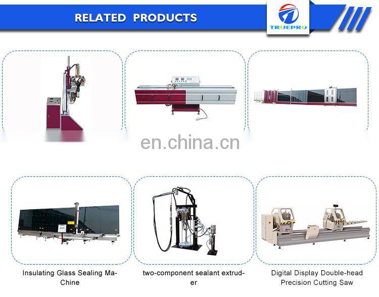 Jinan hot melt extruder double glazing for insulating glass machine