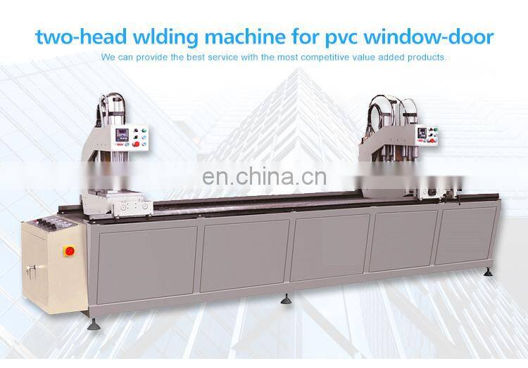 Two head welding machine PVC aluminum profile windows and door