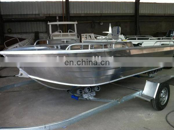 3 mm Thickness All Welded 13 FT Aluminum Speed Boat