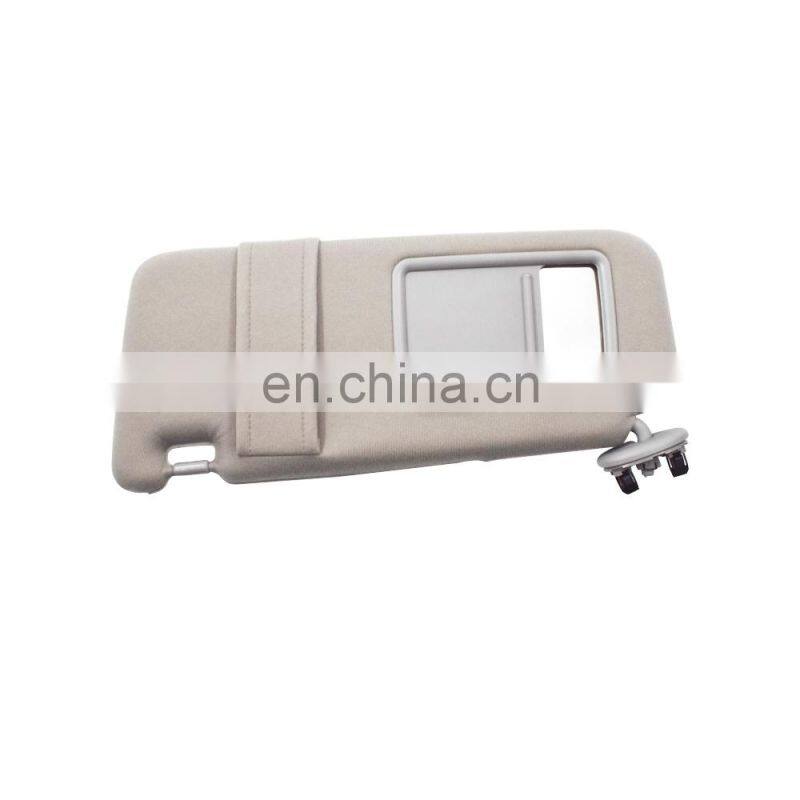 Side Sun Visor Gray Left Driver Fits for 2007-2011 Toyota Camry Without Sunroof 74320-06780-B0