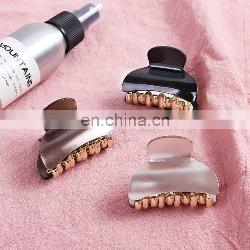 Glitter Colorful Girls Hairpins Crab Hair Claw Clamp Women Barrettes Scrub Hair Clips Hairgrip Hair Accessories Headwear