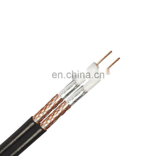 Dual single Shield QR/RG59 RG6 Coaxial Cable