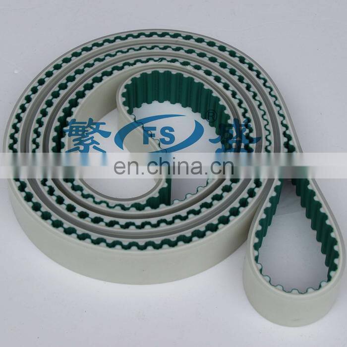 open ended steel cord  white pu timing belt