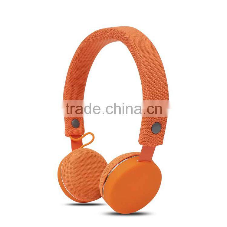 Orange Wired Headset with 1.3M cable