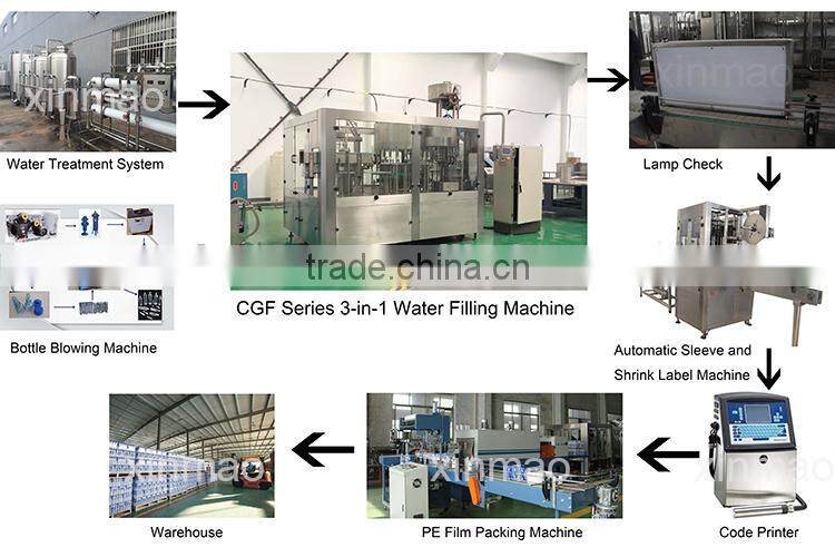Best price purified water bottling line