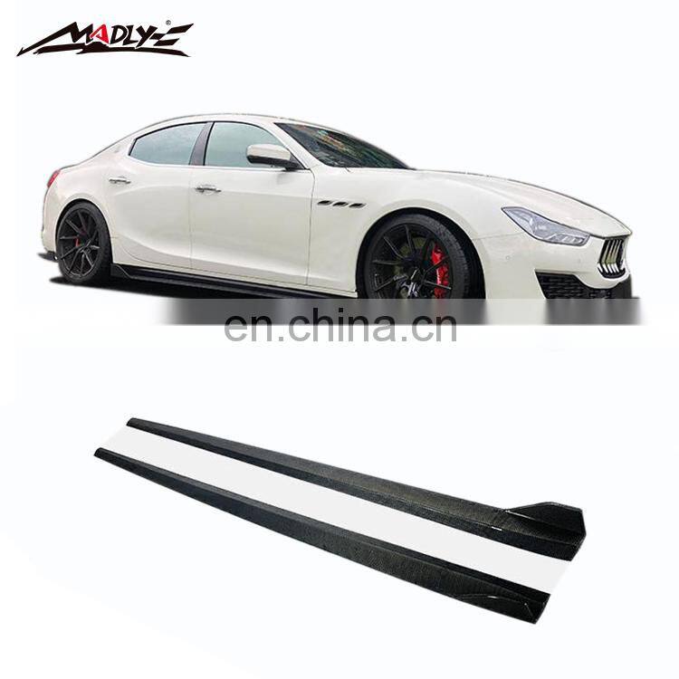 Body kits for 2018 Maserati Ghibli Front Lip for Maserati Ghibli Side skirts for Ghibli Rear Diffuser Carbon Fiber Material