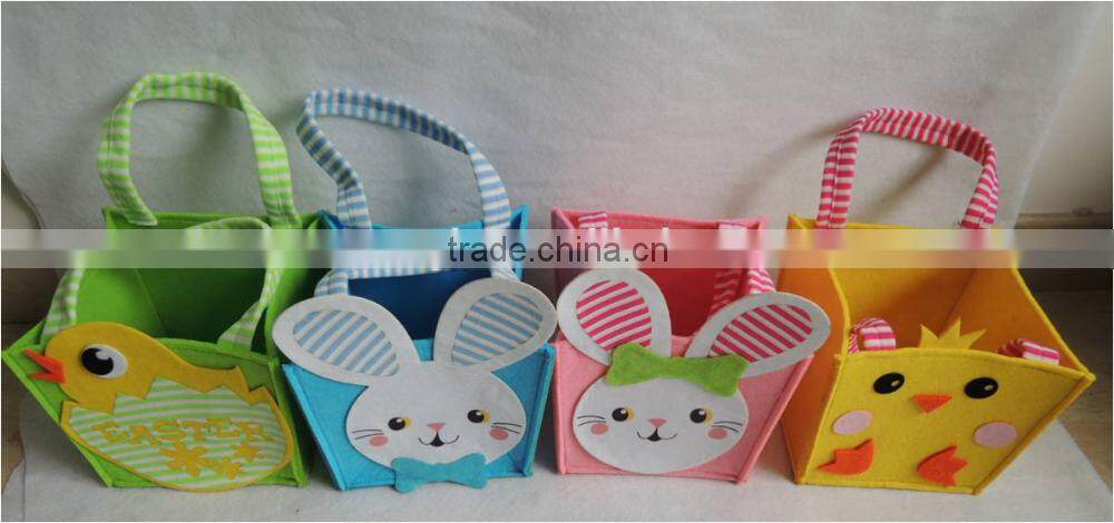 bunny buket for kids decorated Gift Baskets For Easter