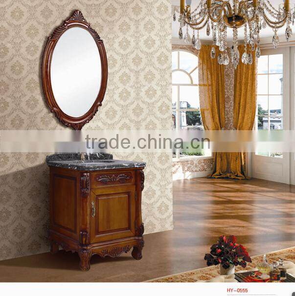 high glossy Bathroom Cabinet with Mirror