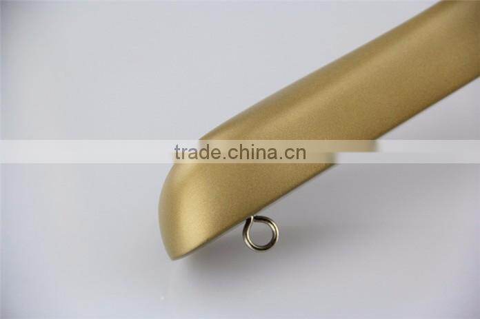 CY-509 provide best sell wood hanger gold color wooden clothes hanger