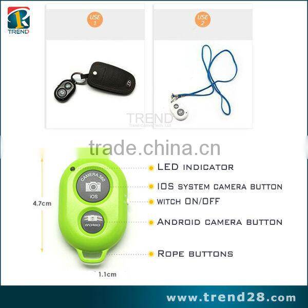selfie stick with bluetooth remote shutter for android and IOS, selfie bluetooth remote shutter