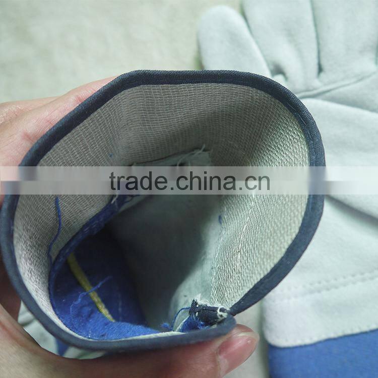 cow split leather safety and protective working gloves for workers