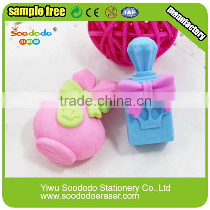 Collectible Perfume Bottle Shaped Eraser for Gift